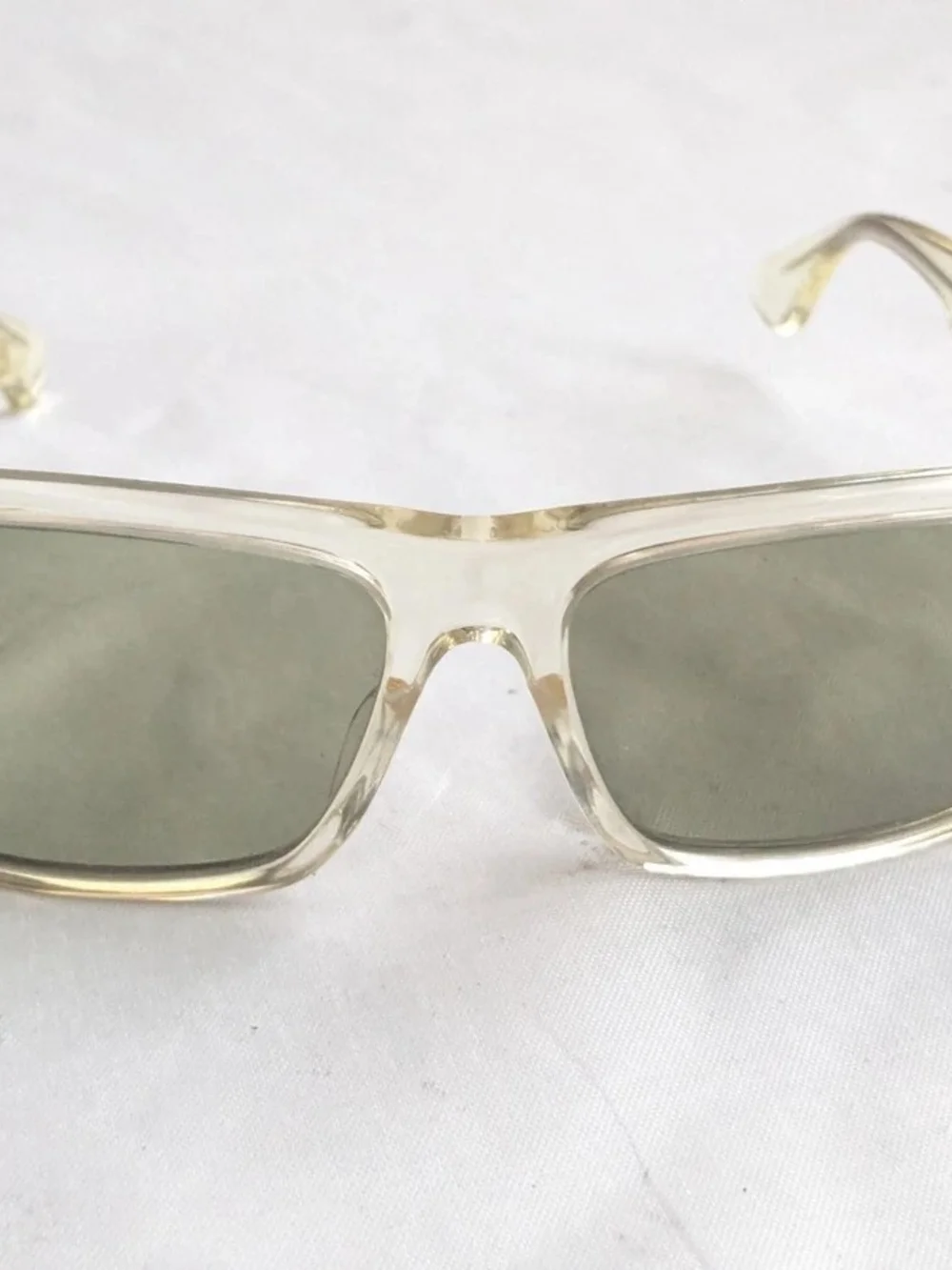 Chrome Hearts G Money Sunglasses Green Clear Rectangle